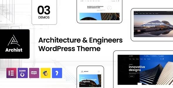 Archist v1.2 – Architecture & Interior WordPress Theme