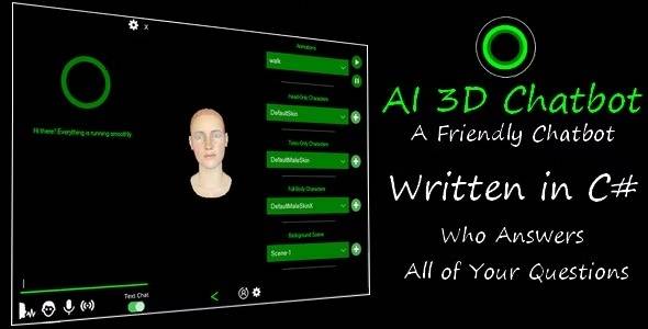 Artificial Intelligence 3D Chatbot