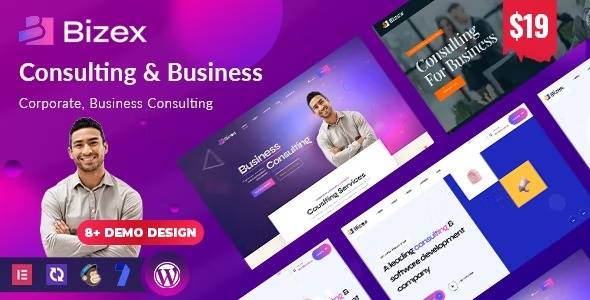 Bizex – v1.0.4 Business Consulting WordPress Theme Download