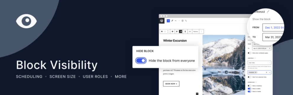 Block Visibility Pro Block Editor WordPress Plugin Download