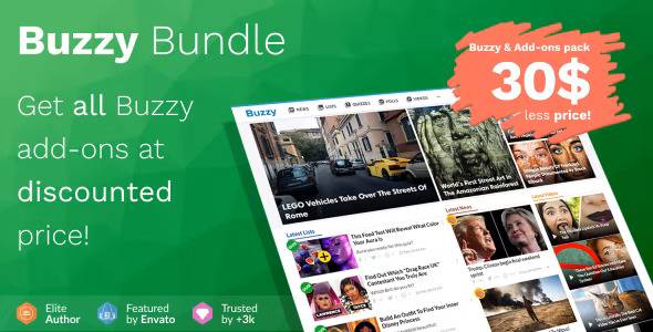 Buzzy Bundle v4.9.0 – Viral Media Script Download