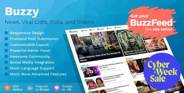 Buzzy v4.8.7 – News, Viral Lists, Polls and Videos Download