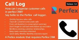 Call Log module for Perfex CRM v.1.2.1 Download