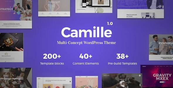 Camille v1.3.0 – Multi-Concept WordPress Theme