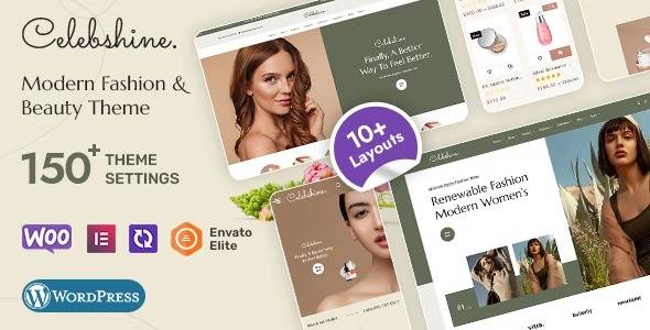 Celebshine v1.0.1 – Fashion & Cosmetics WooCommerce Theme Download