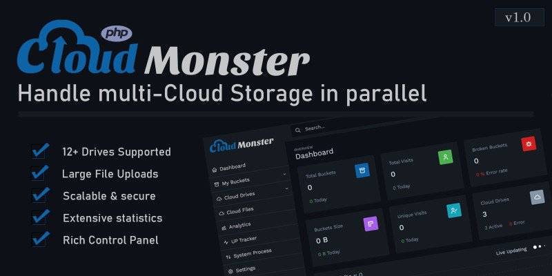 Cloud Monster PHP Script v1.1 Download