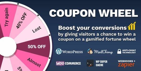 Coupon Wheel For WooCommerce and WordPress Download