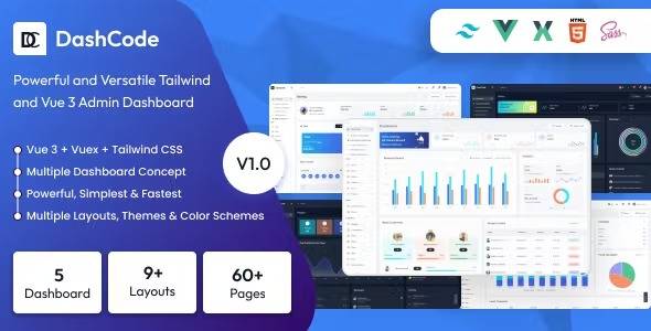 DashCode v2.0.3 – Admin Dashboard Template Download