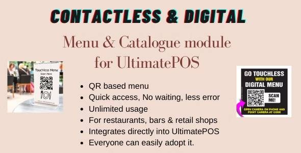 Digital Product catalogue & Menu module for UltimatePOS v0.8 Download