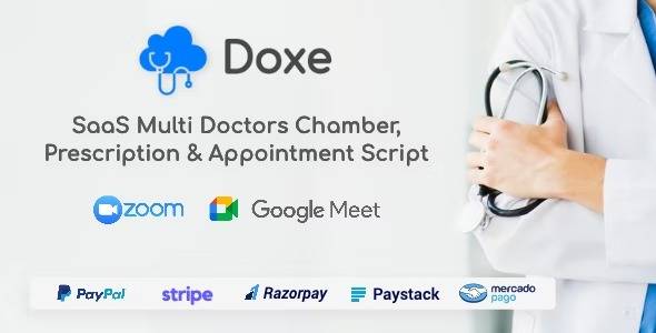 Doxe – SaaS Doctors Chamber Prescription & Appointment Software v1.9 Download [Updated]