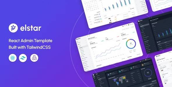 Elstar v1.2.2 React Tailwind Admin Template