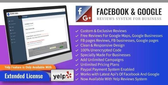 Facebook And Google Reviews System For Businesses