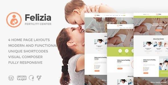 Felizia Fertility Center Medical WordPress Theme