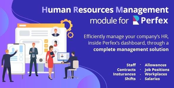 Human Resources Management v1.0 HR module for Perfex CRM Download (Updated)