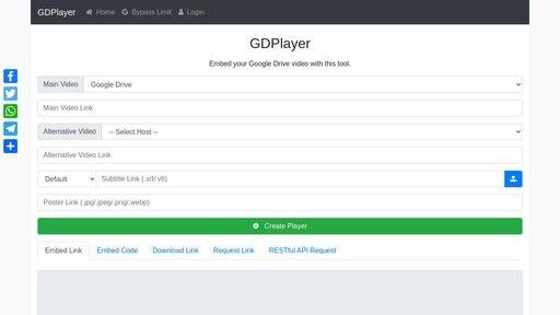 GDPlayer.Top Script 23.01.07 Google Drive Video Player Script Download