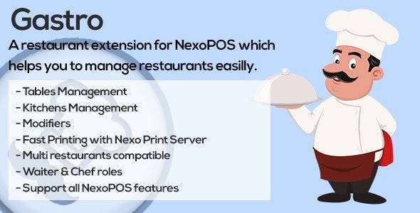 Gastro – v2.4.1 Restaurant Extension for NexoPOS 3.x Download