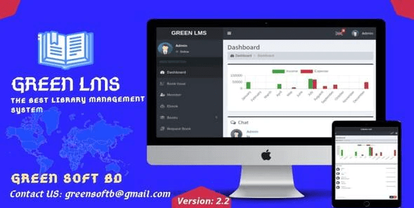 Green LMS v2.3 – library management system Download