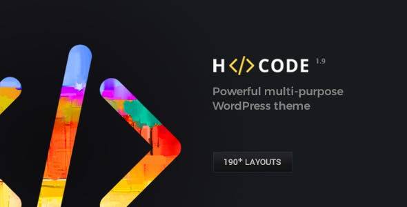 H-Code Theme Responsive Multipurpose WordPress Theme Download