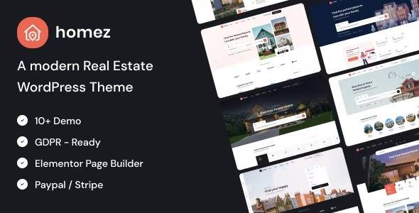 Homez v1.0.5 – Real Estate WordPress Theme Download