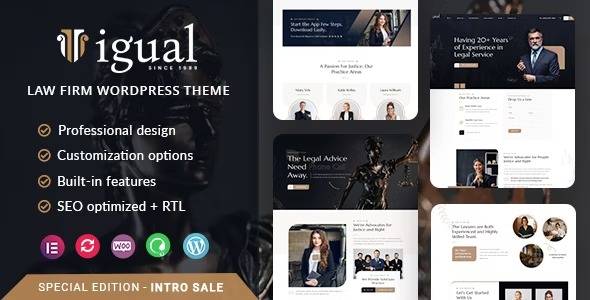 Igual v1.0.2 Law Firm WordPress Theme Download (Updated)