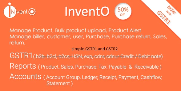 InventO v3.3 – Accounting Billing Inventory (GST Compliance with GSTR1 & GSTR2 Integrated) Download