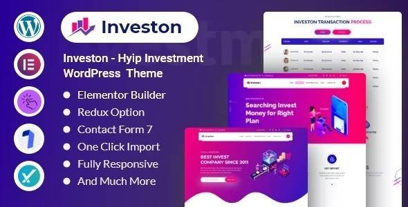 Investon v1.0.1 – Investment, Business, Finance, Consulting Agency WordPress Theme