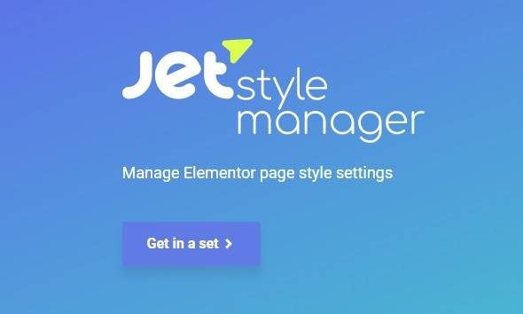 JetStyleManager Manage Elementor Page Style Settings