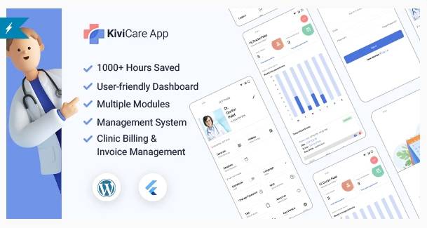 KiviCare Flutter App Clinic and Patient Management System