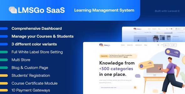 LMSGo SaaS – v3.9 Learning Management System Download