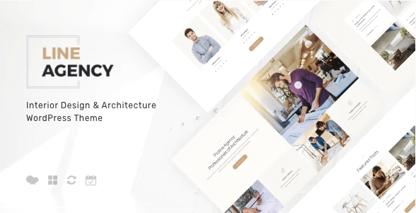 Line Agency Interior Design Architecture Theme