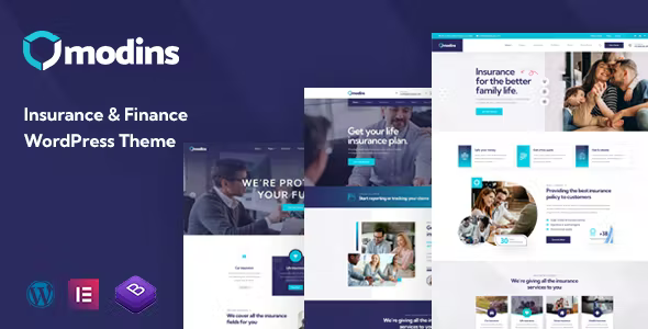 Modins v1.0.8 – Insurance & Finance WordPress Theme Download