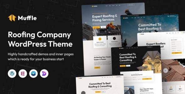 Muffle v.1.0.2 – Roofing Company WordPress Theme Download