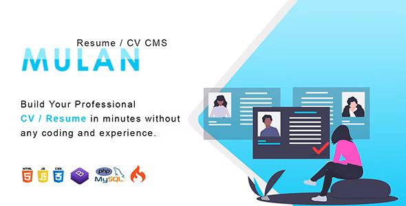 Mulan – v2.4 Resume CV CMS Download