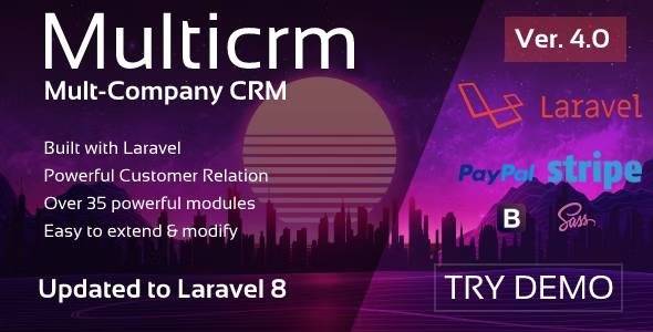 Multicrm v.4.0 Multipurpose Laravel CRM Download