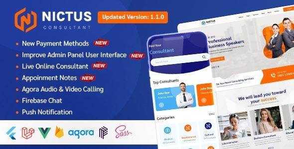 Nictus Consultation v1.1.3 Complete online appointment booking solution with flutter mobile app & laravel Download