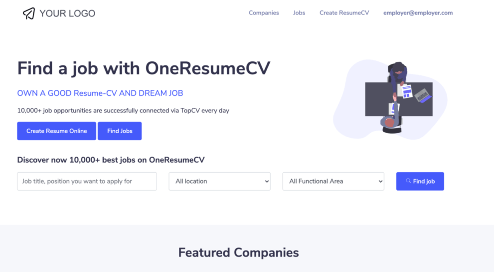 OneJobPortal v1.0.9 Jobs board and resume builder Download [Updated]