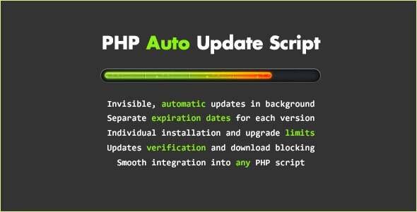 PHP Auto Update Script v1.7.1 Download