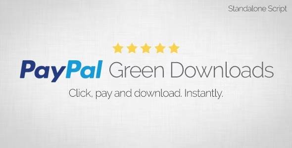 PayPal Green Downloads – v2.03.1 Standalone Script Download