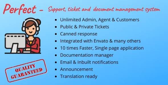 Perfect v1.7 Support Ticketing & Document Management System Download