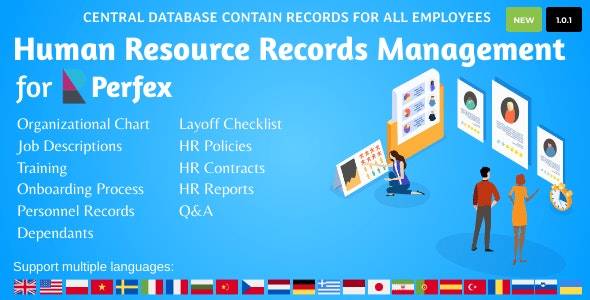 HR Records for Perfex CRM v1.0.7 Download (Updated)