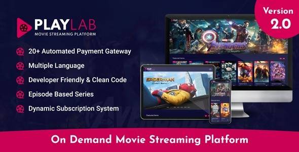 PlayLab v2.7 Movie Streaming Platform Php Script [Updated]