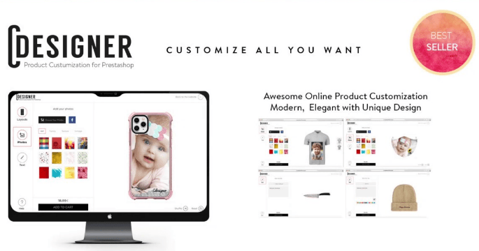 PrestaShop Product Customizer/Designer v1.0.3 Download