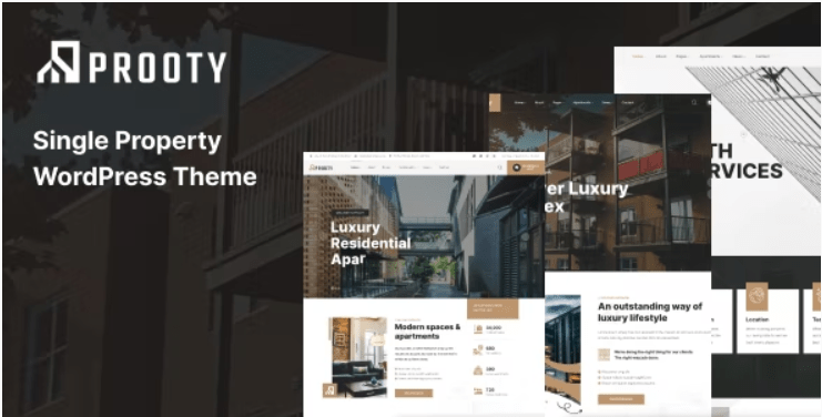 Prooty v1.0.1 – Single Property WordPress Theme