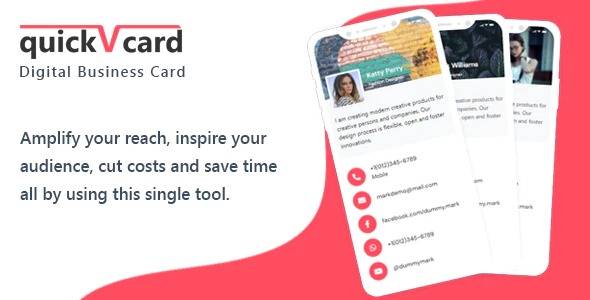 QuickVCard – v.1.6 Digital Business Card SaaS PHP Script Download