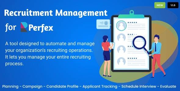 Recruitment Management for Perfex CRM v1.1.6 Download