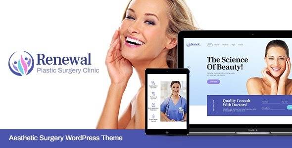 Renewal Plastic Surgery Clinic Medical WordPress Theme