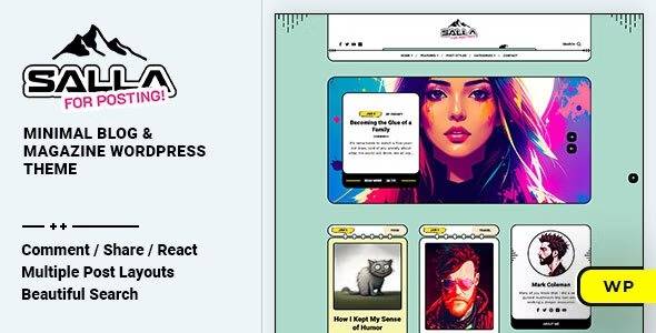 Salla v1.0.4 Blog & Magazine WordPress Theme