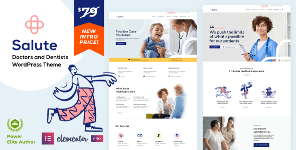 Salute v38.2 Health Medical WordPress Theme (Activated)