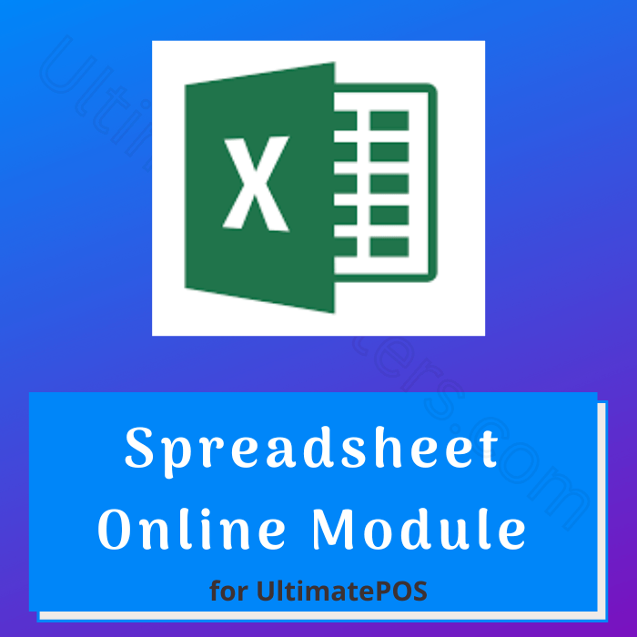 SpreadSheet module for UltimatePOS