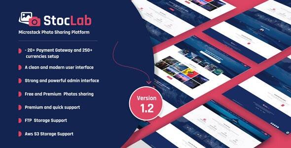 StocLab – v.1.2 Microstock Photo Sharing Platform Download